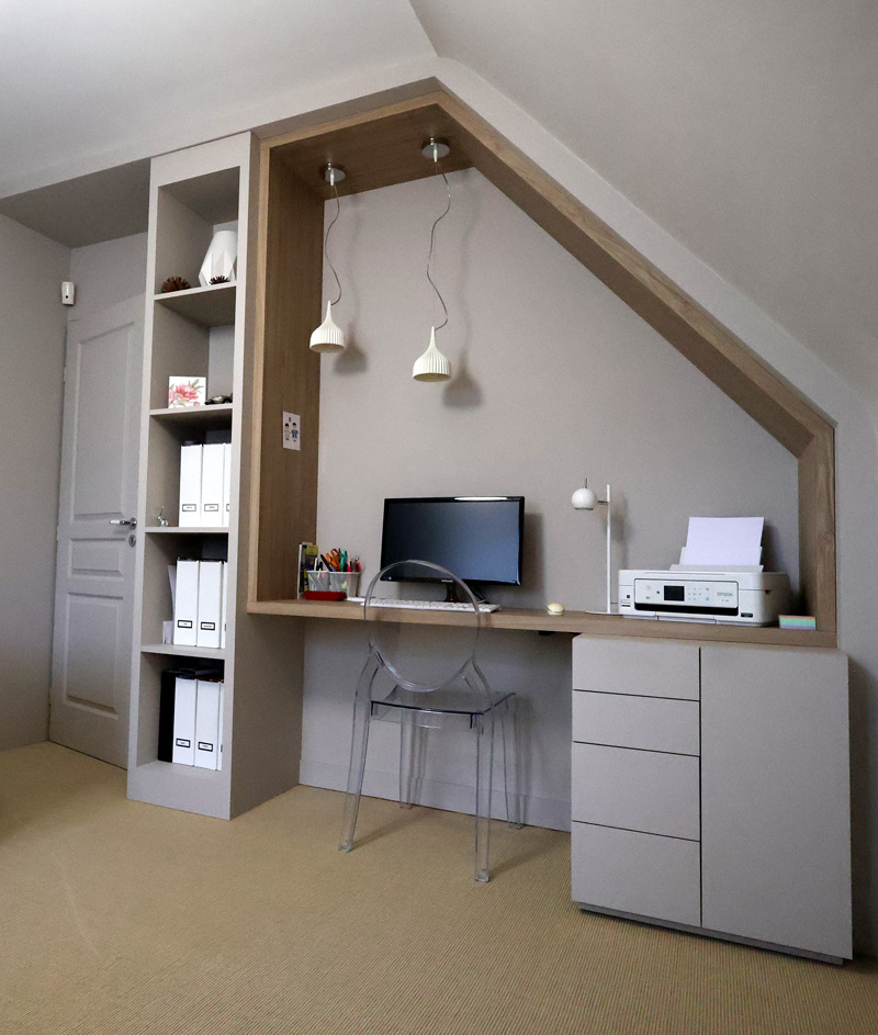 Conception, fabrication et pose d’un bureau